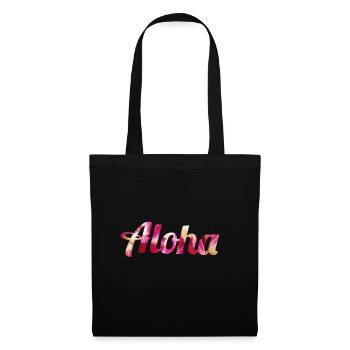Aloha - Sac en tissu - noir - Devant