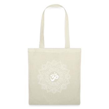 Mandala with Shanti characters - Tote Bag - nature - Front