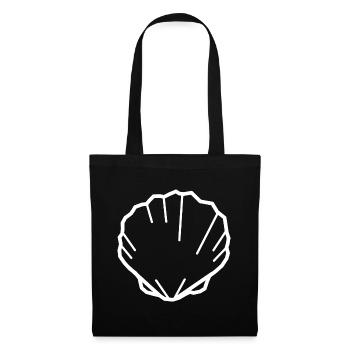shell white - Tote Bag - black - Front