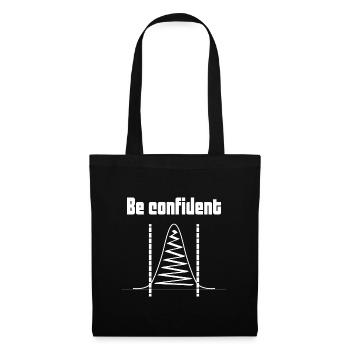 Be confident Informatique Science des données Cadeau - Sac en tissu - noir - Devant