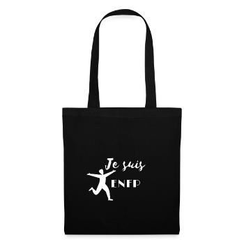 Personnalité ENFP - Sac en tissu - noir - Devant