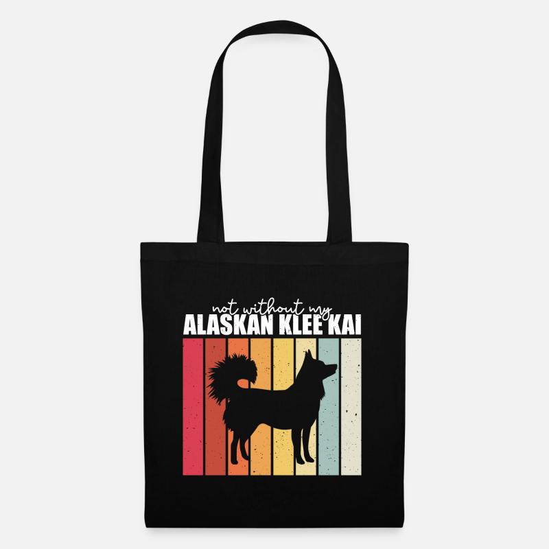Alaskan Klee Kai - Stoffbeutel - Schwarz