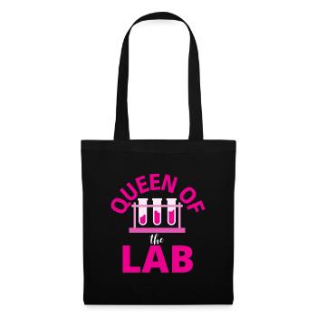 Königin des Labors, Queen of the lab - Tote Bag - black - Front