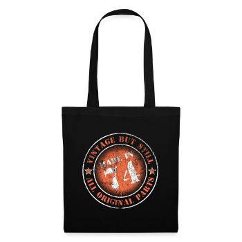 Made in 74 - Tote Bag - black - Front