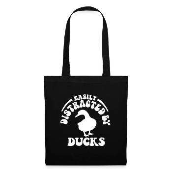 Easily Distracted By Ducks - Tote Bag - black - Front