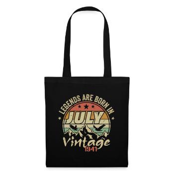 Vintage Anniversary - Made in July 1941 - Tote Bag - black - Front