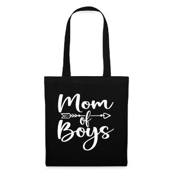 Maman de Garçons - Cadeau Fête des Mères - Sac en tissu - noir - Devant