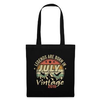 Vintage Anniversary - Made in July 2019 - Tote Bag - black - Front