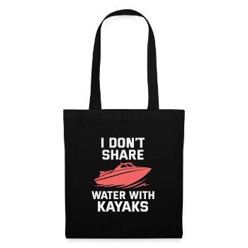 Speedboat Humor Design for Powerboat Enthusiasts - Tote Bag - black - Front