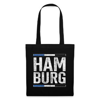 Hamburg Aufstieg 2025 Hamburg Hamburger Moin - Stoffbeutel - Schwarz - Vorne