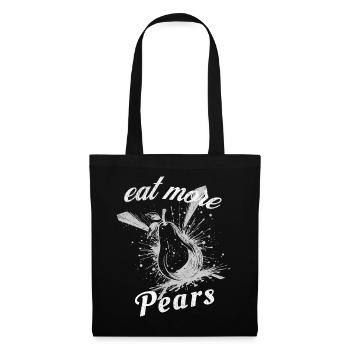 La poire sacrée - Sac en tissu - noir - Devant