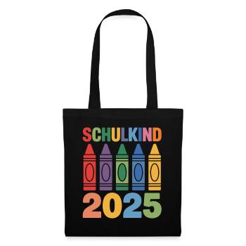 Inscription des écoliers - Sac en tissu - noir - Devant