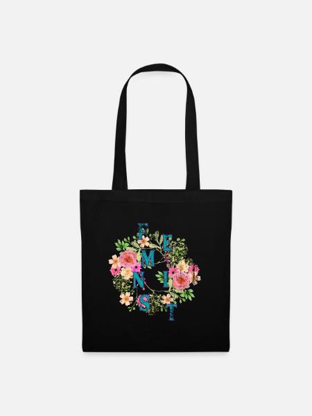 Feminist Geschenk - Stoffbeutel - Schwarz