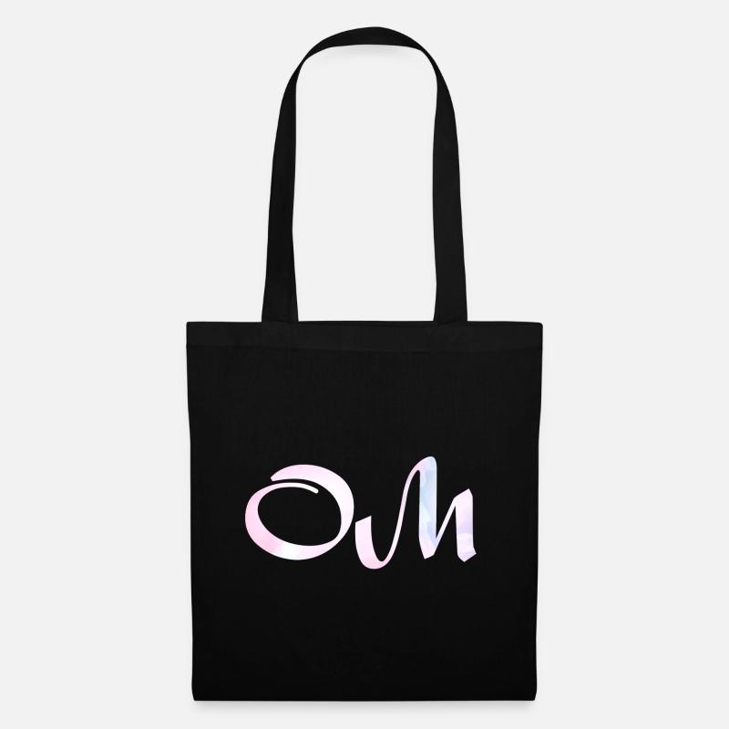 OM Yoga Geschenk - Stoffbeutel - Schwarz