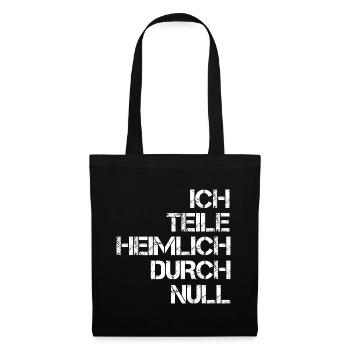 I secretly divide math by zero - Tote Bag - black - Front