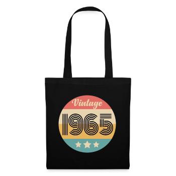 millésime 1965 - Sac en tissu - noir - Devant