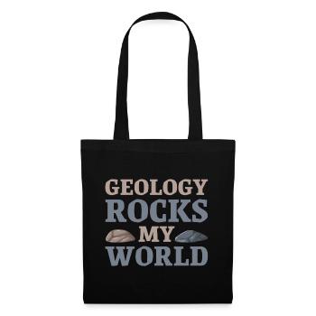 Geology Rocks My World - Tote Bag - black - Front