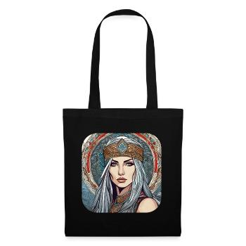 Femme fantastique mystique - Sac en tissu - noir - Devant