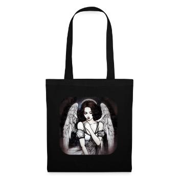 Cool Gothic Angel II - Tote Bag - black - Front