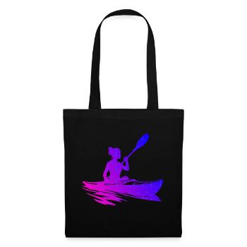 Kayak Femme Kayak Canoë Kayak Homme - Sac en tissu - noir - Devant