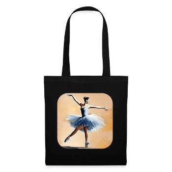 Prima Ballerina II - Stoffbeutel - Schwarz - Vorne