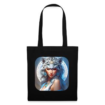 Mystic Animal Shaman Snow Leopard - Tote Bag - black - Front