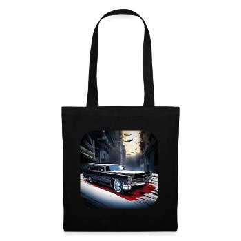 Corbillard Vintage cool - Sac en tissu - noir - Devant