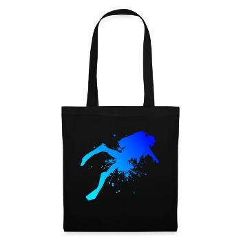 Diver Women Divers Scuba Divers Diving - Tote Bag - black - Front