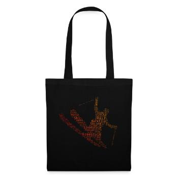 Freestyle Ski Ski Freestyle Slopestyle Damen - Stoffbeutel - Schwarz - Vorne
