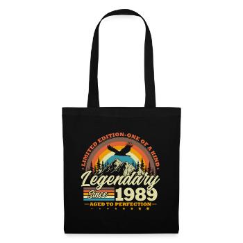 Legendary since 1989 Vintage Birthday Gift - Tote Bag - black - Front
