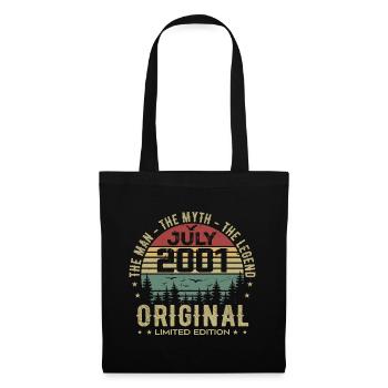 July 2001 Birthday Gift Born in July - Tote Bag - black - Front