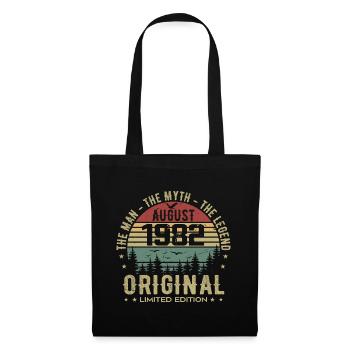 Legend Since Aug 1982 Birthday Gift 1982 - Tote Bag - black - Front