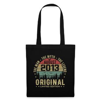 Légende Depuis Août 2013 Cadeau Anniversaire 2013 - Sac en tissu - noir - Devant