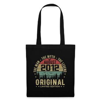 Légende Depuis Août 2012 Cadeau Anniversaire 2012 - Sac en tissu - noir - Devant