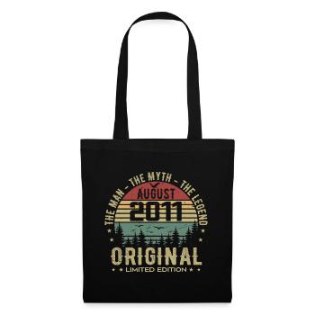 Legend since August 2011 Birthday Gift 2011 - Tote Bag - black - Front