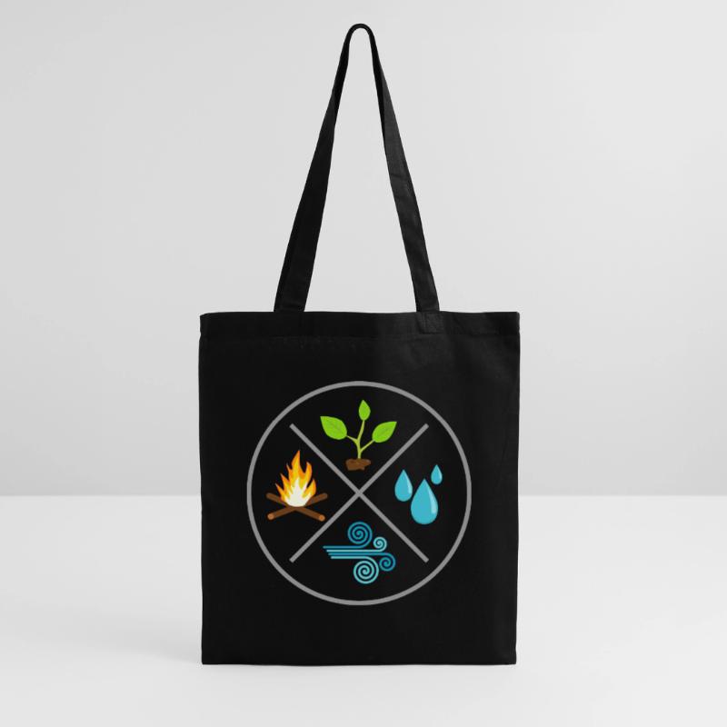 Les 4 éléments Sac en tissu