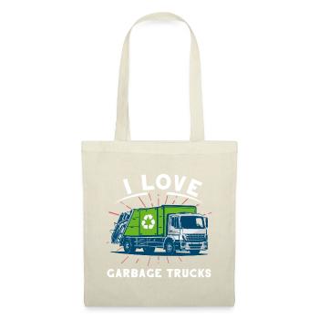 I love garbage truck garbage collection gift idea - Tote Bag - nature - Front