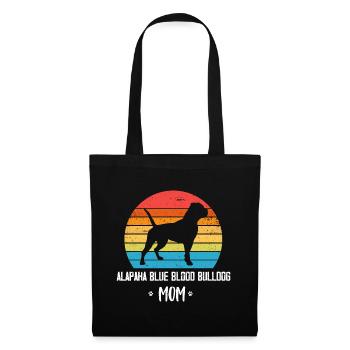 Alapaha Blue Blood Bulldog - Sac en tissu - noir - Devant