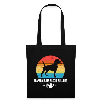 Alapaha Blue Blood Bulldog - Sac en tissu - noir - Devant