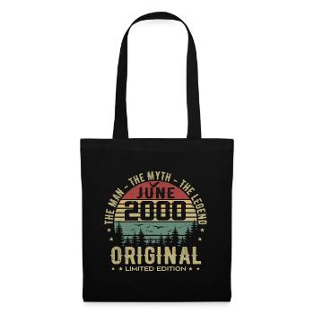 2000 June 2000 Birthday June 2000 June Gift - Tote Bag - black - Front