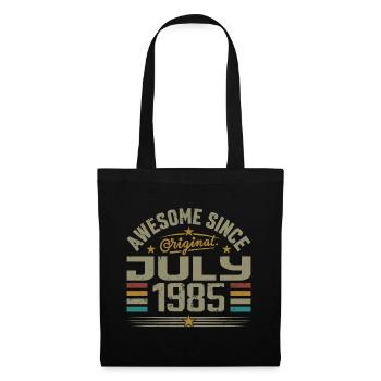 Built in July 1985 | Gift July 1985 - Tote Bag - black - Front