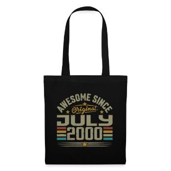 Built in July 2000 | Gift July 2000 - Tote Bag - black - Front