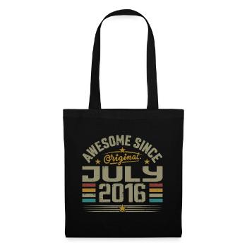 Built in July 2016 | Gift July 2016 - Tote Bag - black - Front