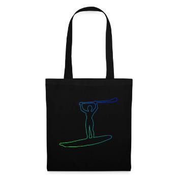 Standup Paddleboard Sup Men's Standup Paddling - Tote Bag - black - Front