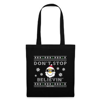 SmileyWorld Smiling Santa With Sunglasses - Tote Bag - black - Front