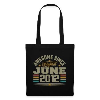 June 2012 Birthday Gift June 2012 June - Tote Bag - black - Front