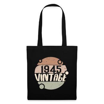 Vintage 1945 Retro Gifts 1945 Vintage 1945 - Tote Bag - black - Front
