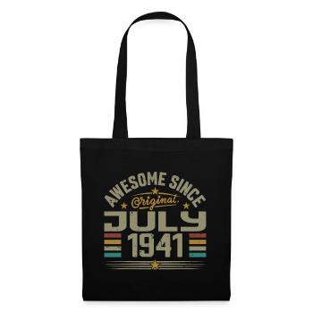 Built in July 1941 | Gift July 1941 - Tote Bag - black - Front