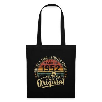 Born 1952 Original Retro Vintage Anniversary 1952 - Tote Bag - black - Front