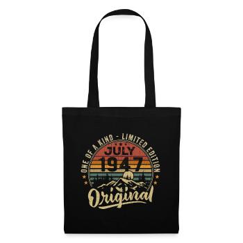 July 1947 Original 1947 July 1947 Gift - Tote Bag - black - Front